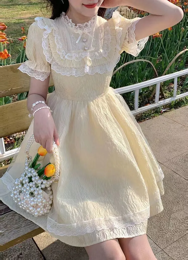 Yellow Sweetheart Dress