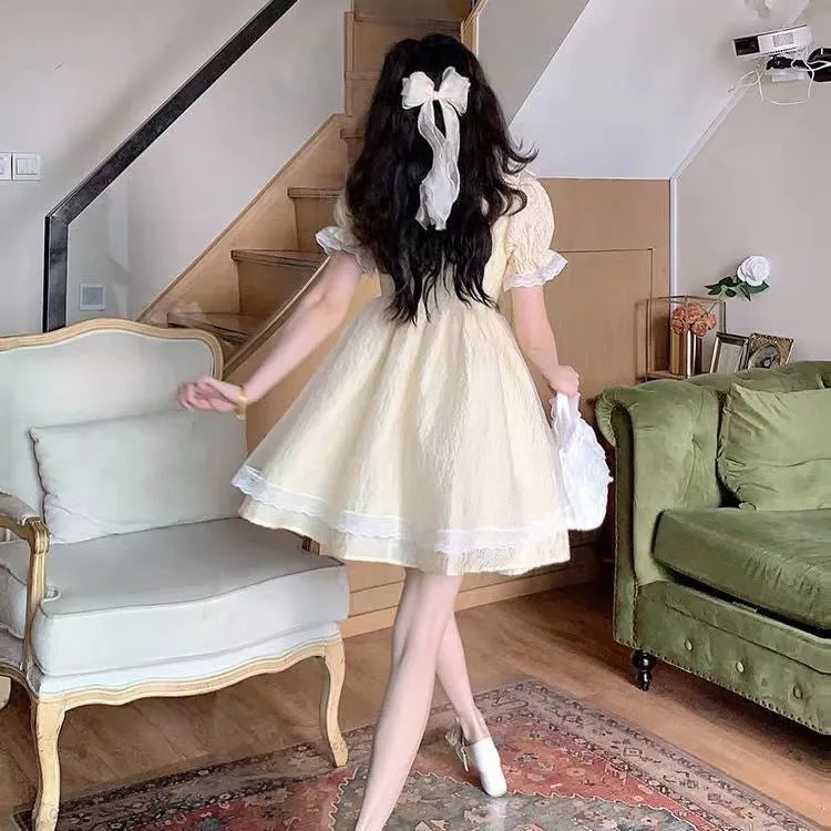 Yellow Sweetheart Dress